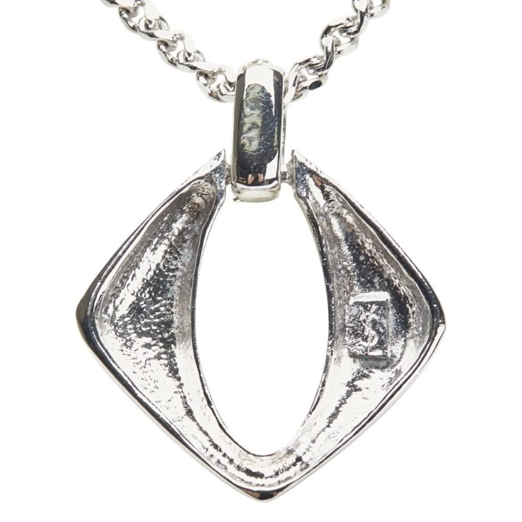 Yves Saint Laurent Metal Pendant Necklace (Pre-Owned) 3