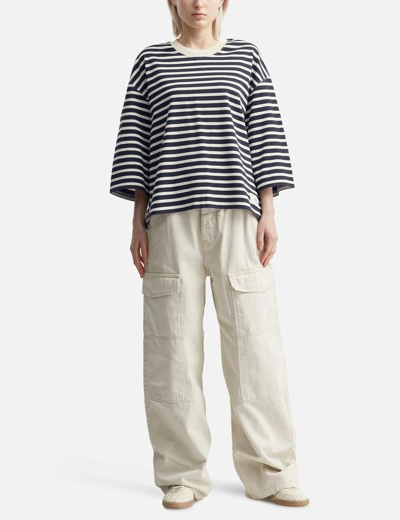 AMI Loose Striped T-shirt 4
