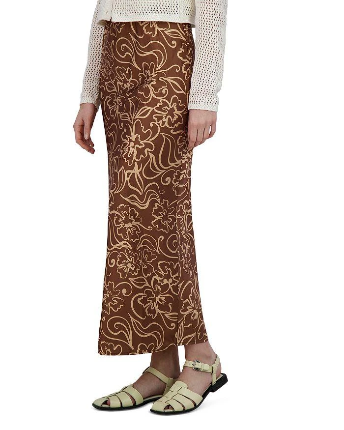 Point Satin Slip Skirt 4
