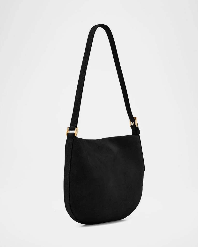 SAVETTE The Tondo Suede Hobo Bag 3