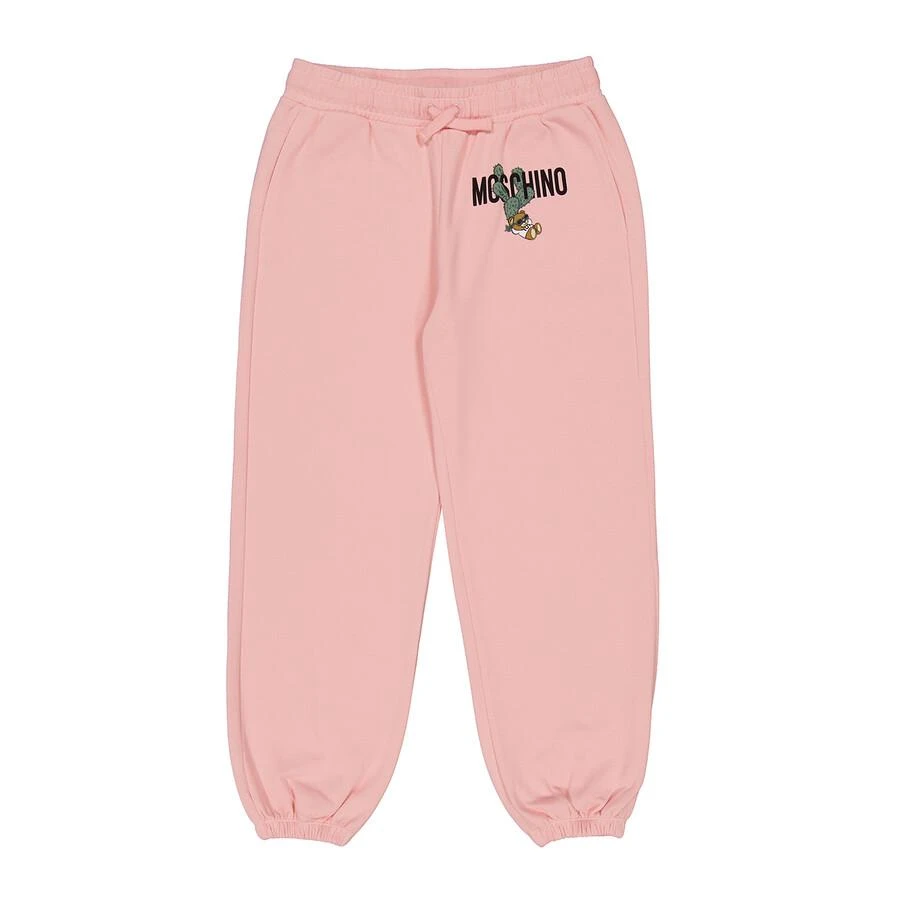 Moschino Kids Cactus Bear Embroidered Track Pants 1