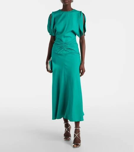 Victoria Beckham Gathered midi dress 2