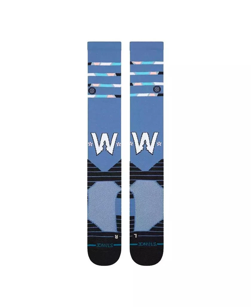 Stance Men's and Women's Blue Washington Nationals 2025 City Connect Over the Calf Socks 3