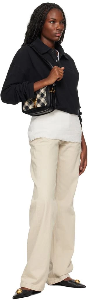 AMI Black Ami de Coeur Long Sleeves Polo 4