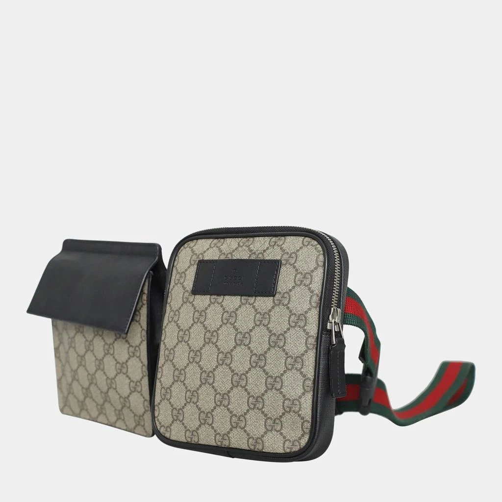 Gucci Gucci GG Supreme Double Pocket Belt Bag 2