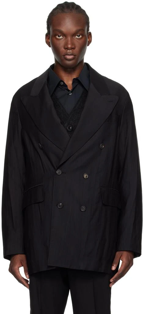 Our Legacy Black Sharp DB Blazer 1