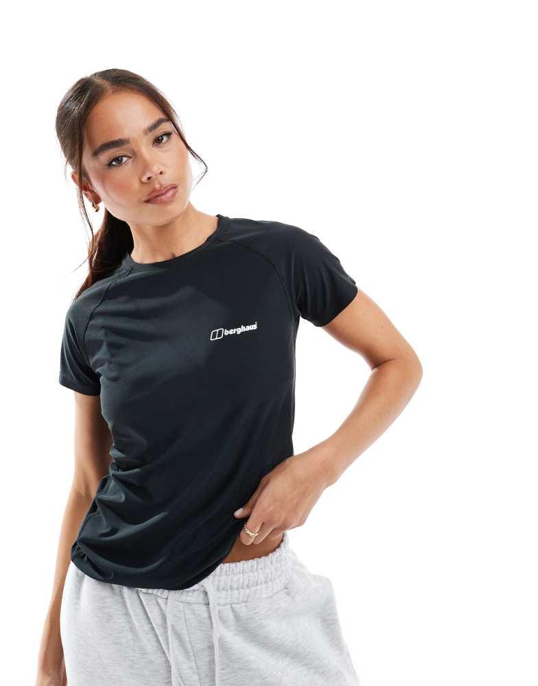 Berghaus Berghaus 24/7 Crew Short Sleeve Tech Tee in black