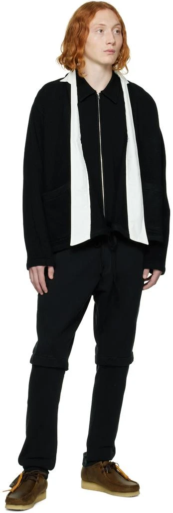 Greg Lauren Black Drawstring Lounge Pants 4