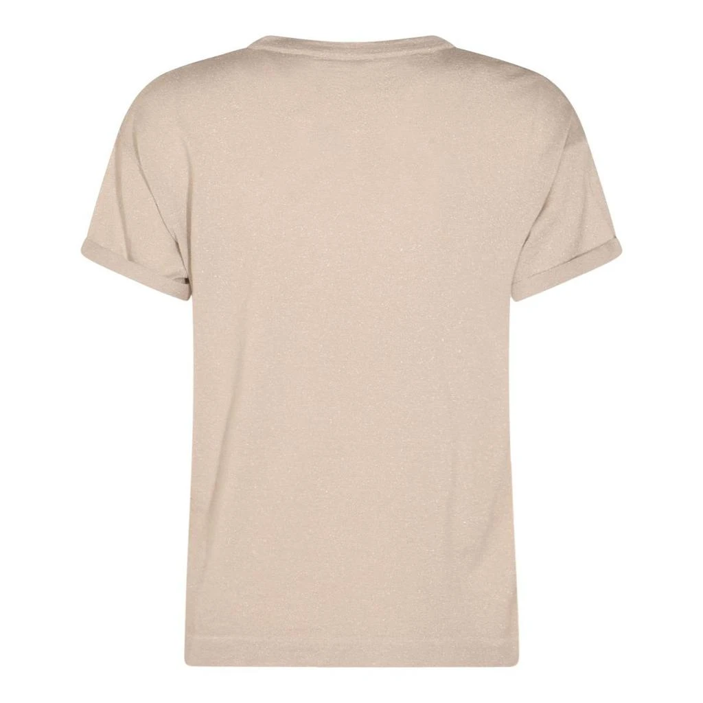 Brunello Cucinelli Brunello Cucinelli Short-Sleeved Crewneck Knitted T-Shirt 2