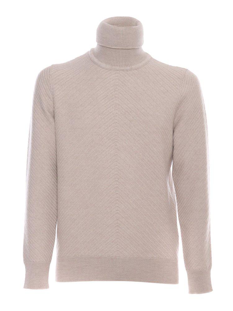 LARDINI Lardini Turtleneck Long-Sleeved Knit Jumper