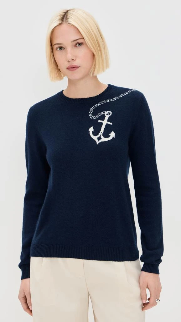 Jumper 1234 Cashmere Anchor Crew Sweater 6