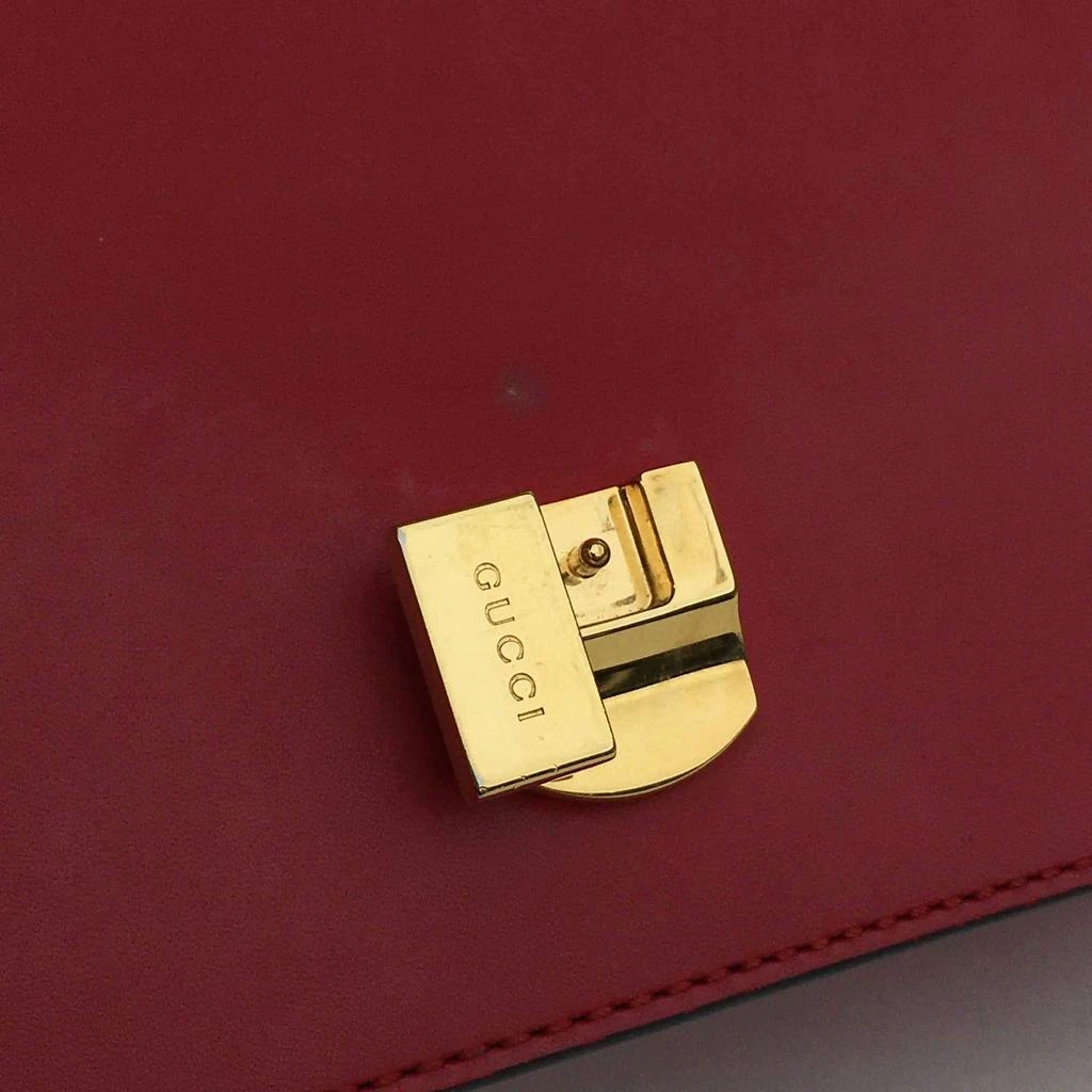 Gucci Gucci Red Leather Small Sylvie Shoulder Bag 20