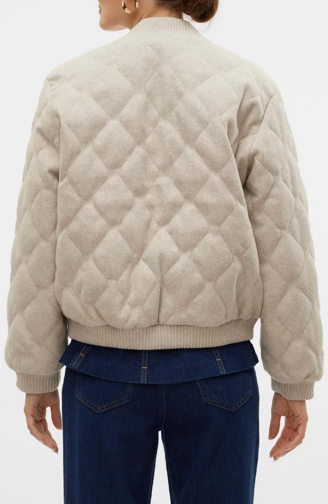 VERO MODA Fortunedora Water Resistant Quilted Bomber Jacket 2