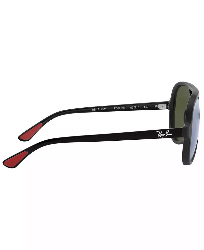 Ray-Ban Unisex Sunglasses, RB4125M Scuderia Ferrari Collection 57 4