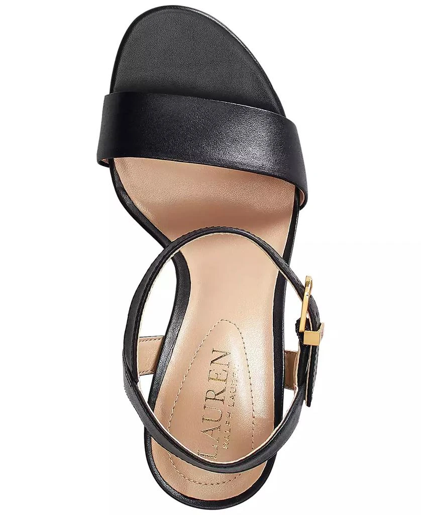 Ralph Lauren Women's Gwen Ankle-Strap Dress Sandals 4