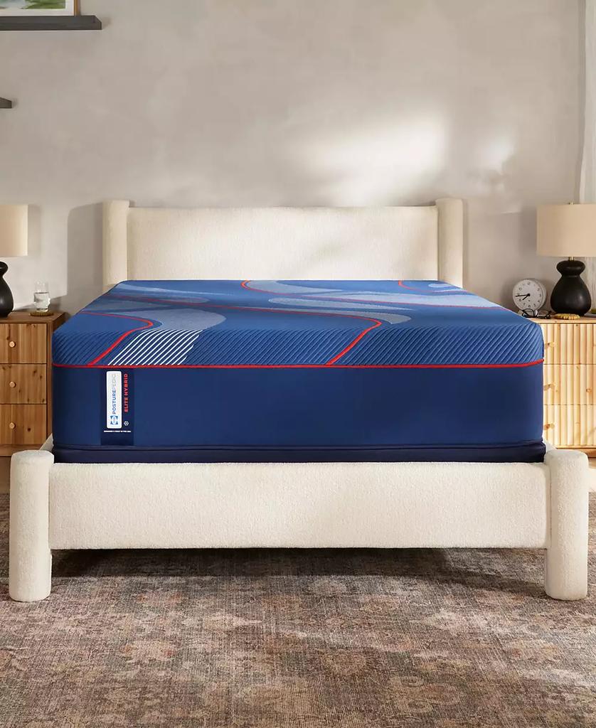 Sealy Posturepedic Elite Brenham II 14" Firm Hybrid Tight Top Mattress Set - Queen Split
