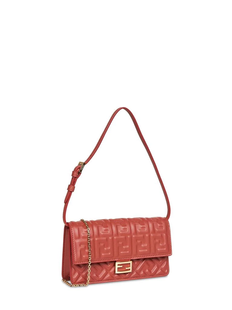 Fendi FENDI | Brown Wallet On Chain Baguette minibag | Women | PZ 2