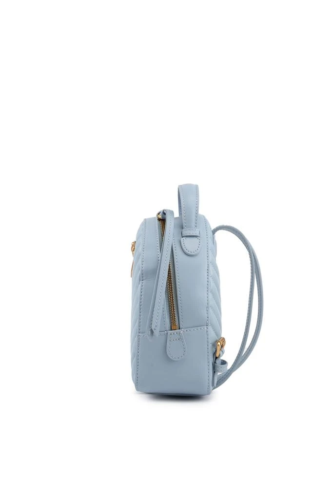 PINKO Love Bag Mini Backpack In Matelasse Leather 2