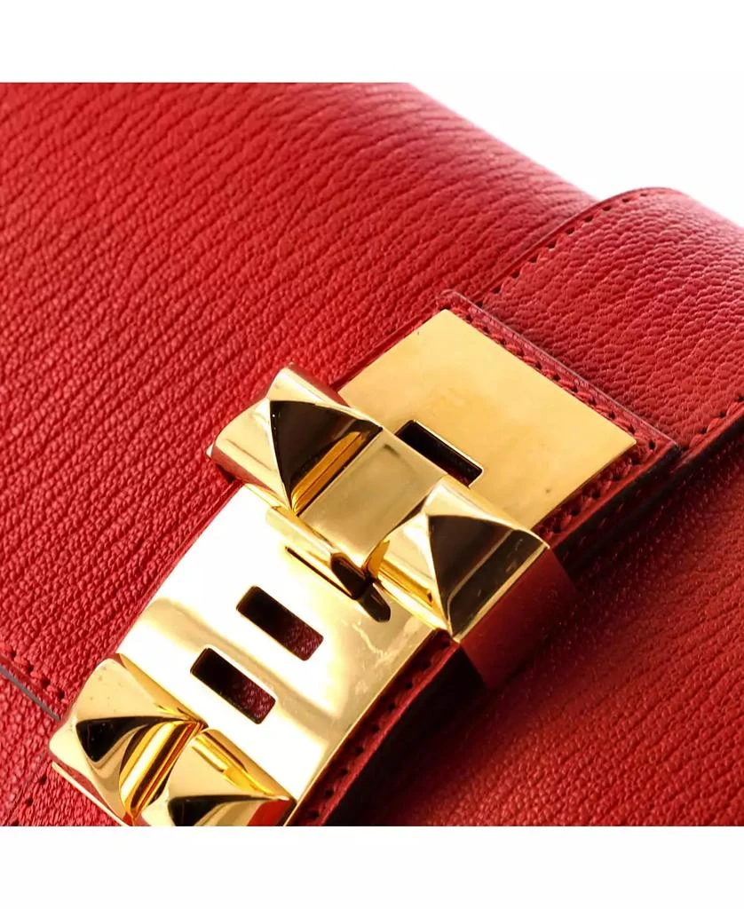 Pre-Owned HERMÉS 23 Medor Clutch Chevre Mysore 6