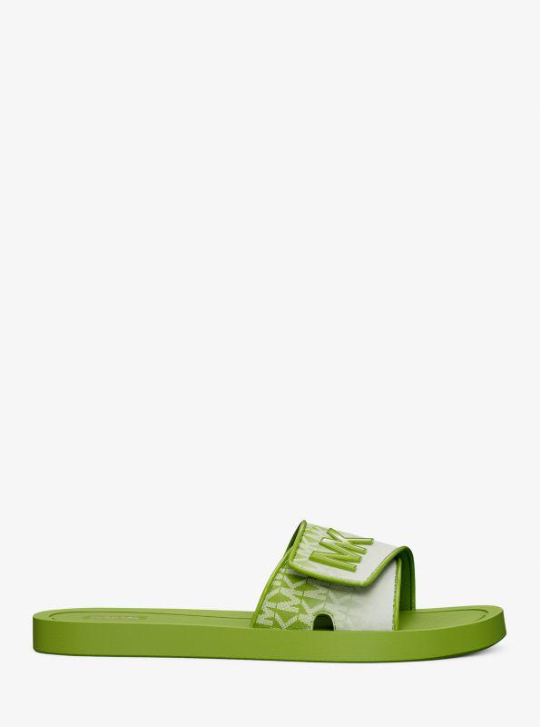 Michael Kors Palmer Ombré Signature Logo Slide Sandal