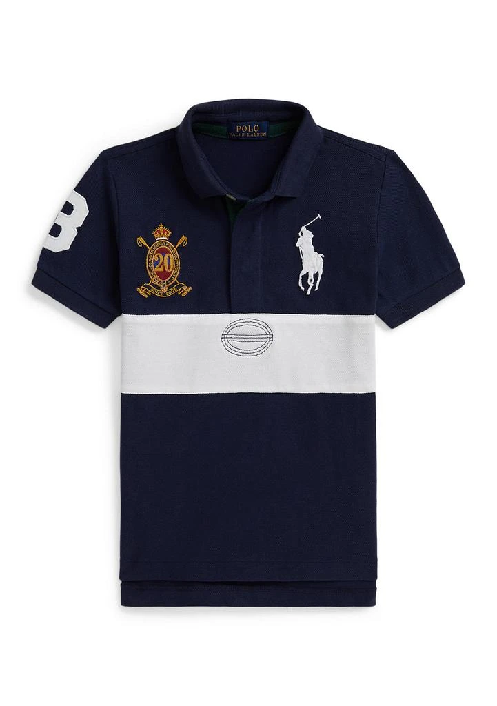 Ralph Lauren Boys 2-7 Big Pony 20th Anniversary Crest Polo Shirt