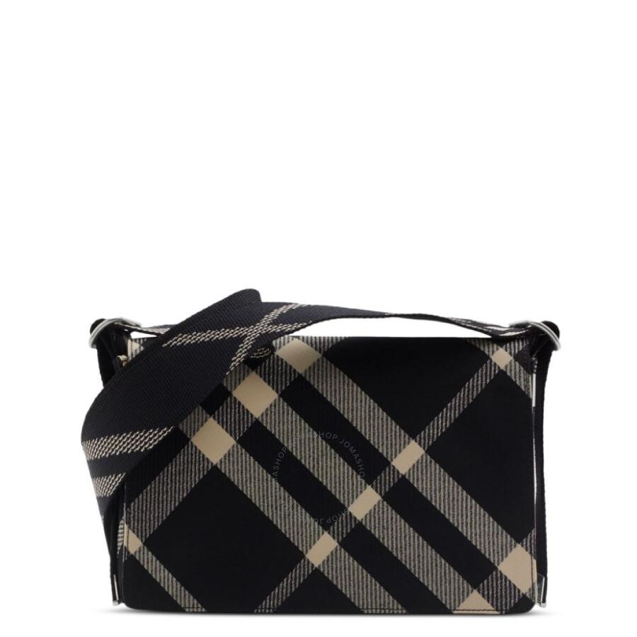 Burberry Check Trench Cotton-Blend Crossbody Bag