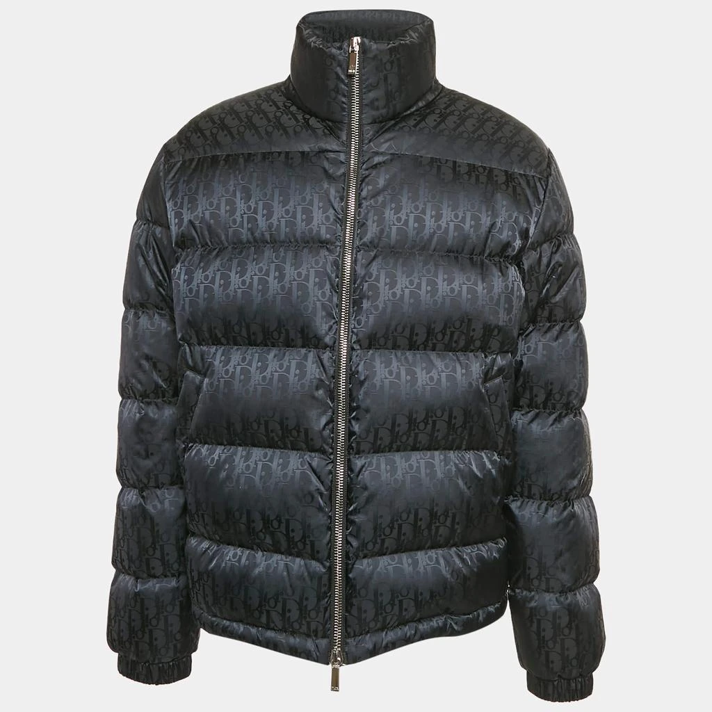 Dior Dior Homme Black Oblique Nylon Puffer Jacket XL 1