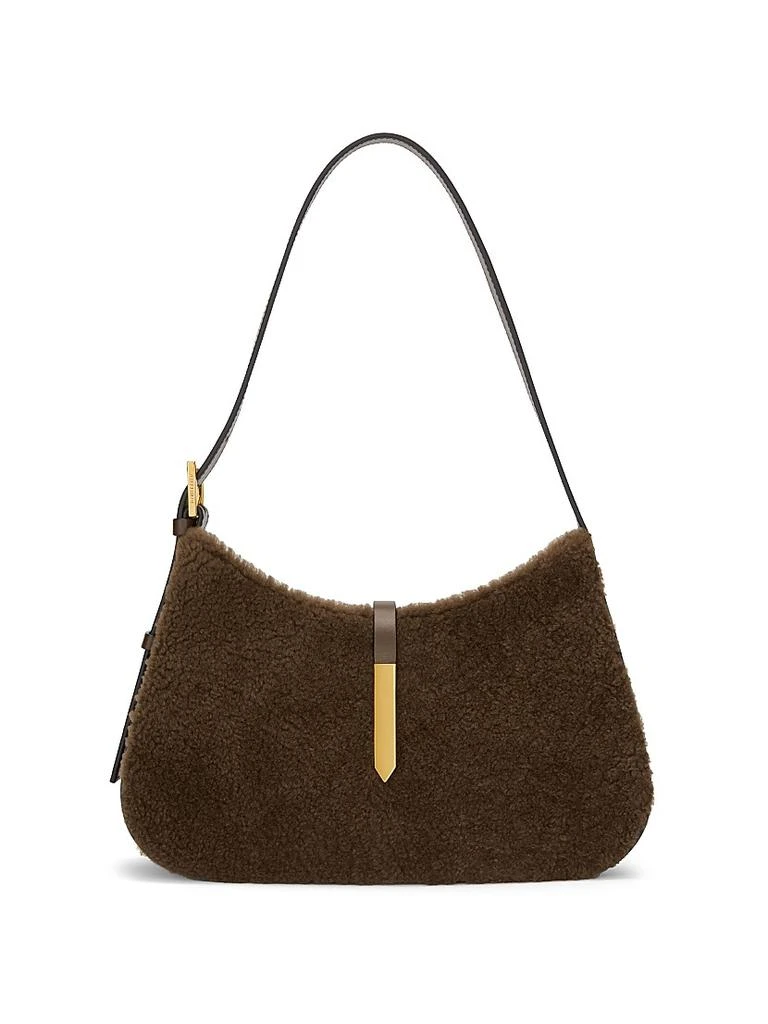 Demellier Small Tokyo Shearling Hobo Bag 1