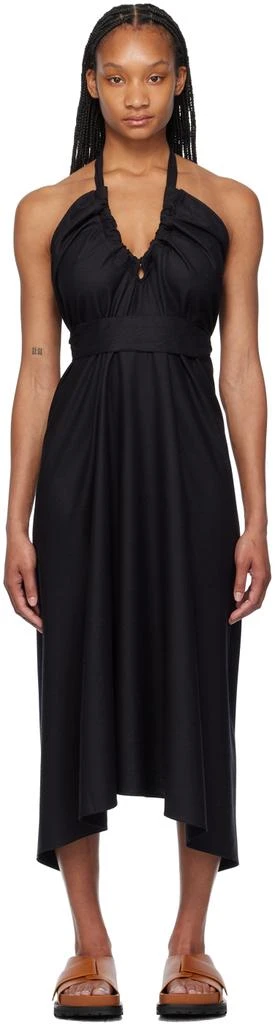 Baserange SSENSE Exclusive Black Node Maxi Dress 1
