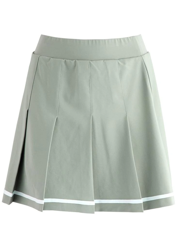 Varley Clarendon pleated stretch-jersey skort  1