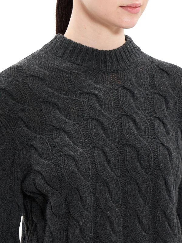 Theory Wool 
Cashmere Cable-Knit Sweater 4