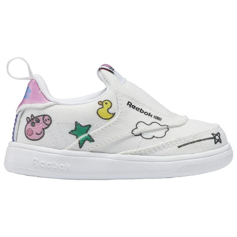 Reebok Reebok Club C Slip-On IV - Girls' Toddler