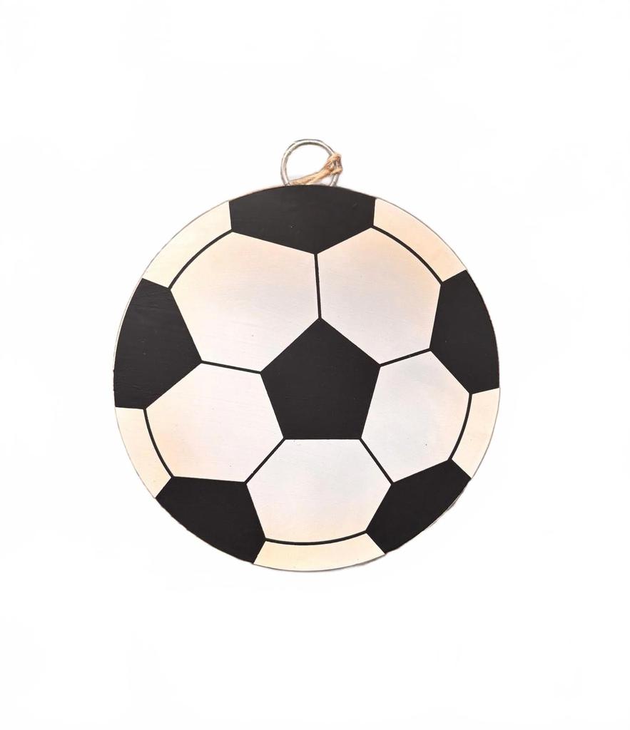 Round Top Soccer Ball Charm In Multi