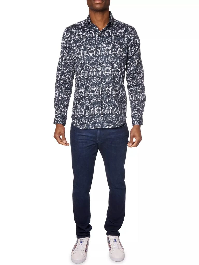 Robert Graham Hawking Skull Woven Shirt 2