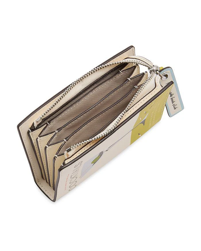 Kate Spade Lime Slice Page Turner Leather Zip Wallet 2