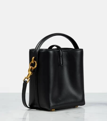 Yves Saint Laurent Le 37 Mini leather bucket bag 4