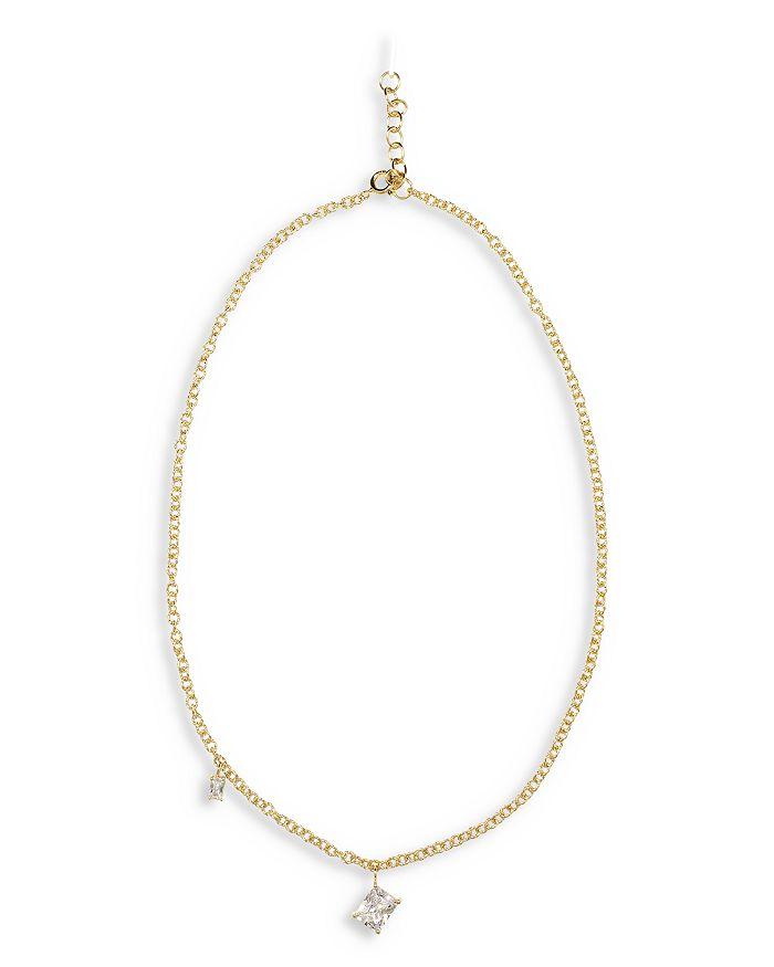 Completedworks Cubic Zirconia Chain Necklace, 15.6-16.9"