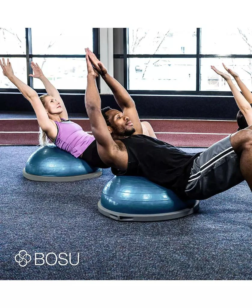 Bosu Pro Multifunctional Home Gym 26” Strength Trainer Ball Balance Board, Blue 4