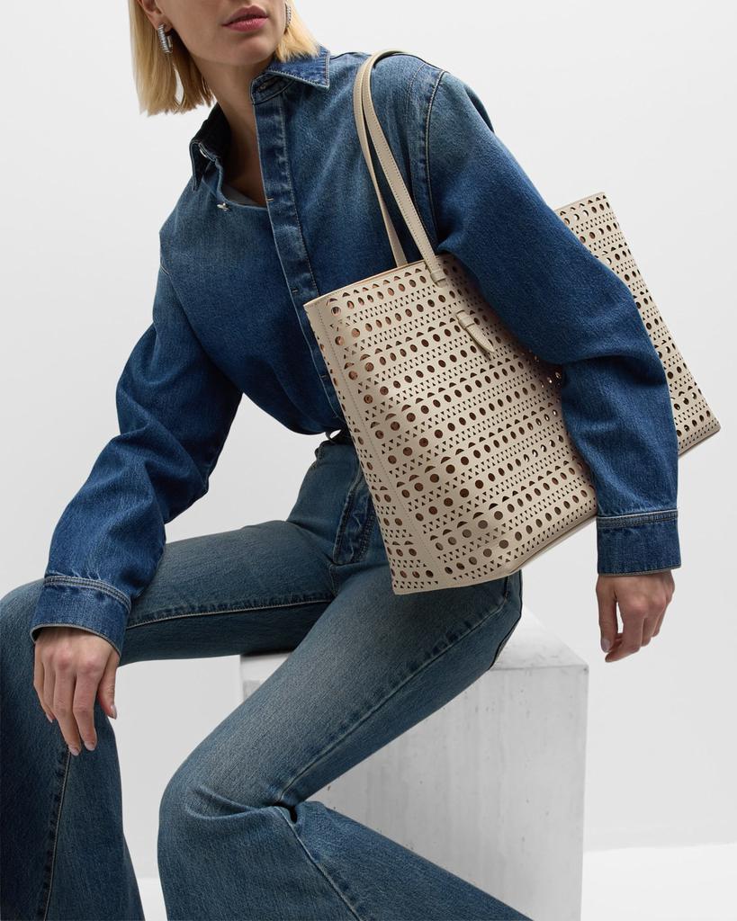 関税込【ALAIA】Mina 44 レザー トート バッグ Alaia Mina 44 Large Leather Tote Bag - Runway Catalog