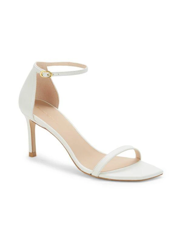 Stuart Weitzman Amelina Leather Ankle-Strap Sandals 2