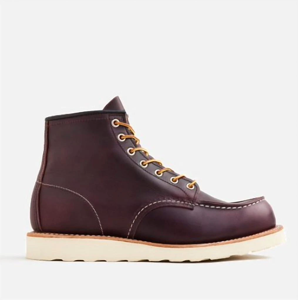 Red Wing Women's Classic Moc Boot In Black Cherry 1