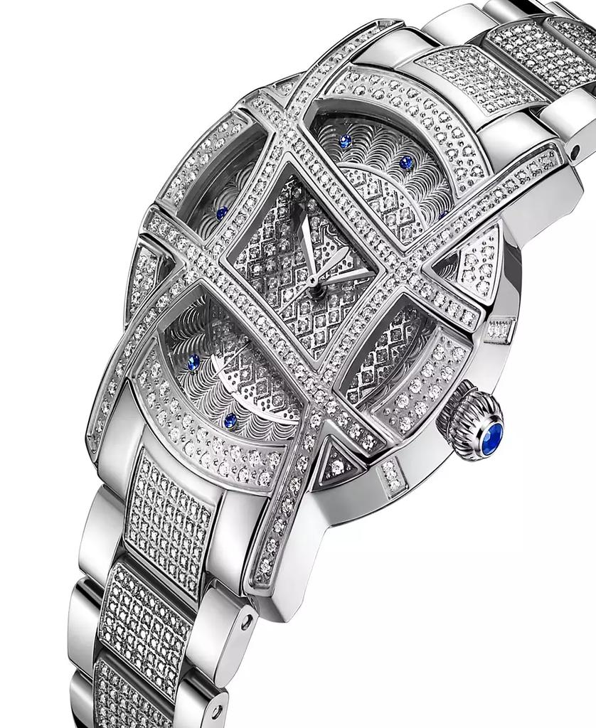 Jbw Women's Olympia Platinum Series Diamond (2 1/2 ct. t.w.) Stainless Steel Watch, 38Mm