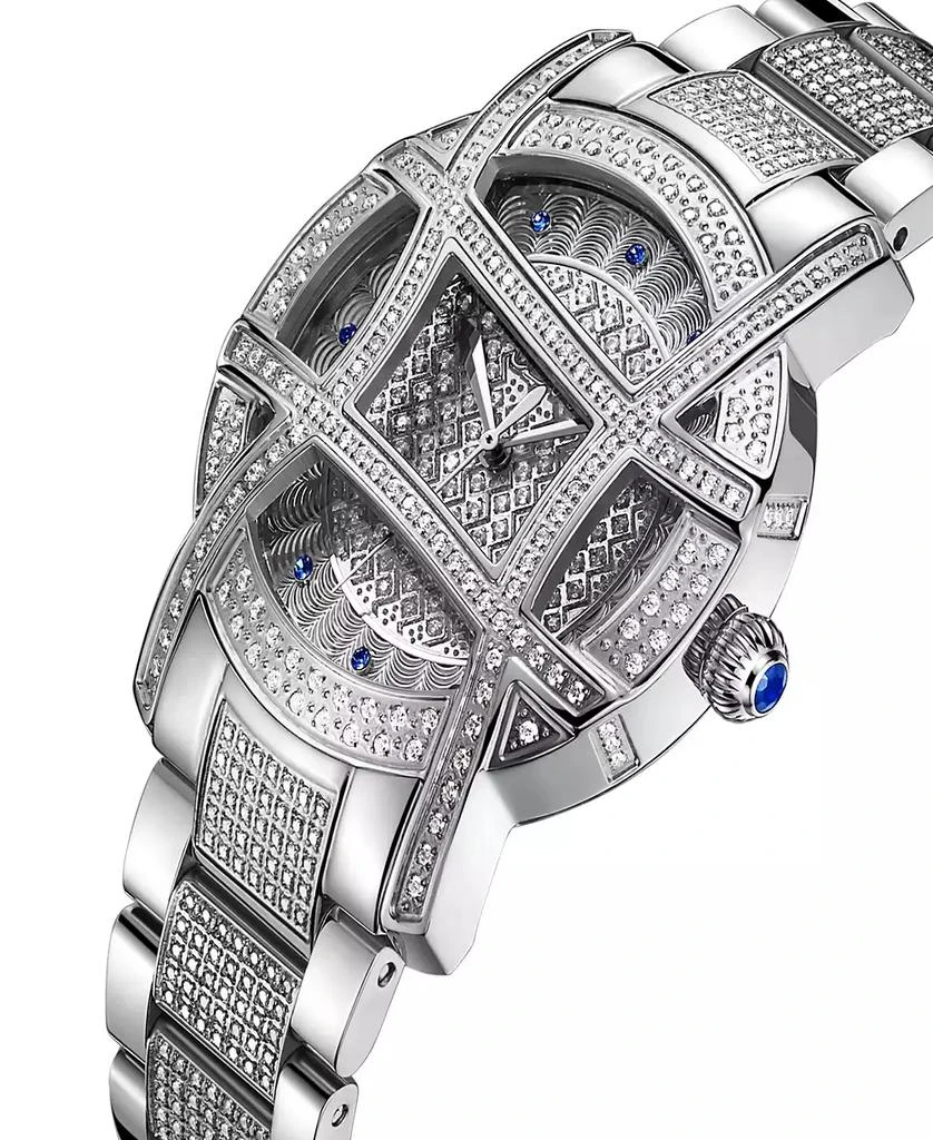 Jbw Women's Olympia Platinum Series Diamond (2 1/2 ct. t.w.) Stainless Steel Watch, 38Mm 2