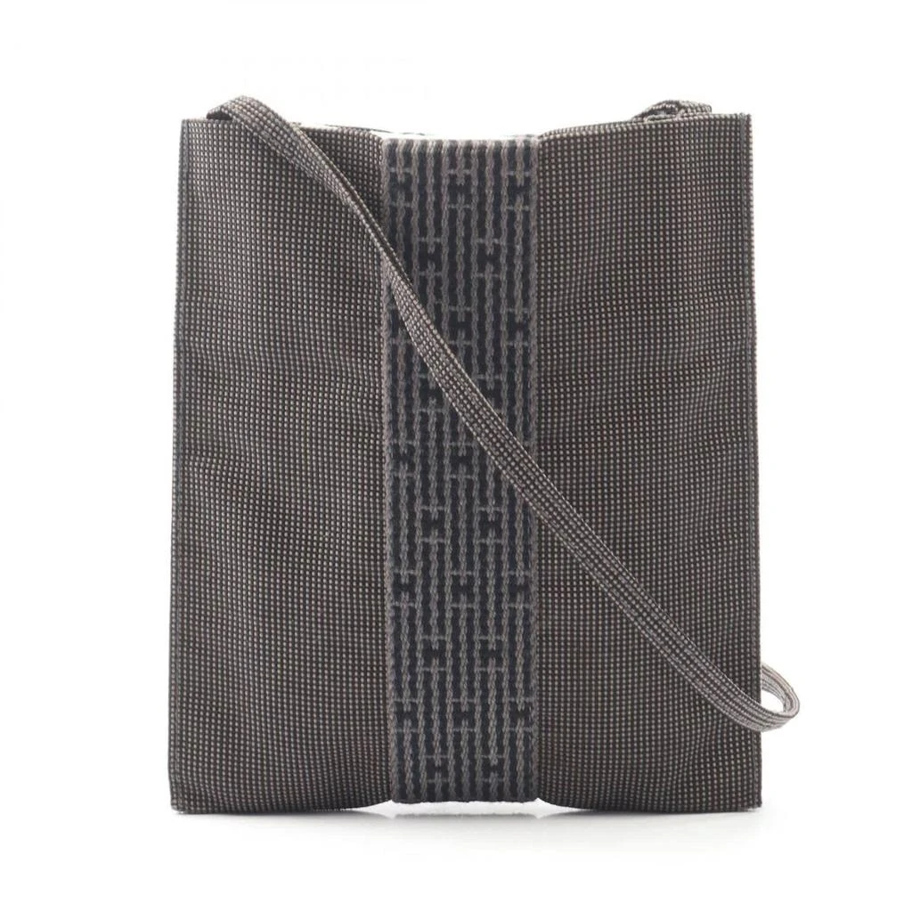 Hermes Nylon Canvas Pochette Shoulder Bag (Pre-Owned)