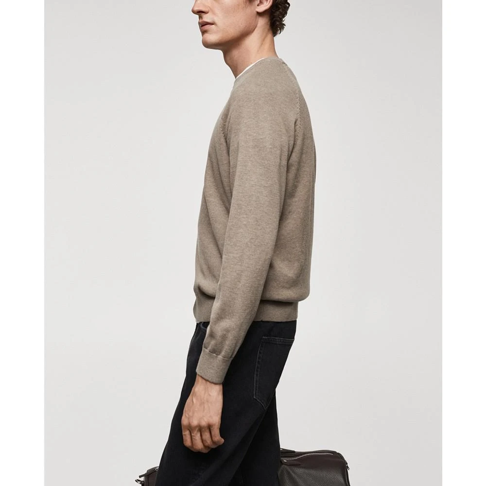 Mango Men's Fine-Knit Cotton Sweater 9
