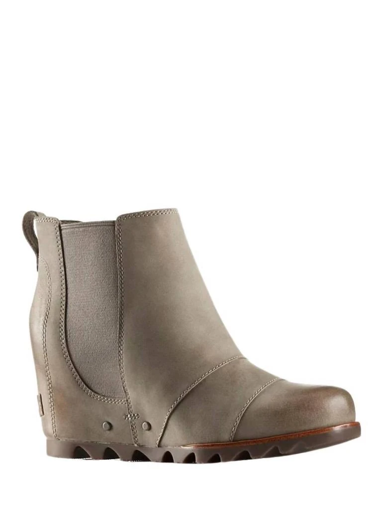 SOREL Women's Lea Wedge Leather Casual Boot In Kettle 1
