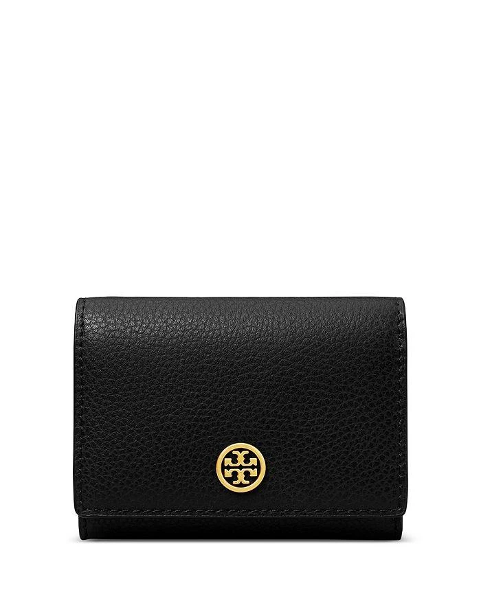 Tory Burch Robinson Leather Business Card Case