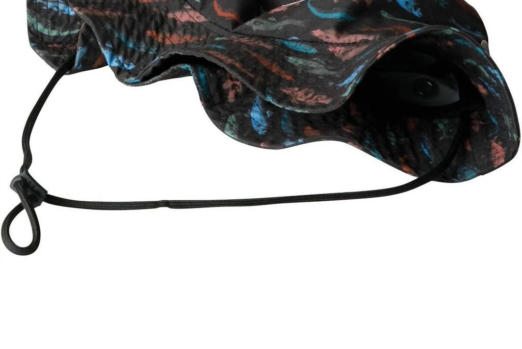 KAVU Men's Digital Print Polyester Bucket Hat In Fish Stamp 2