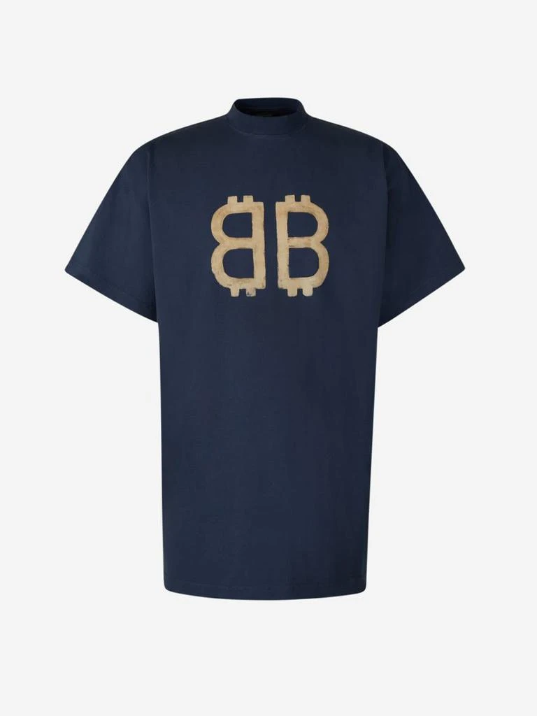 Balenciaga Balenciaga Oversize Logo T-Shirt 1