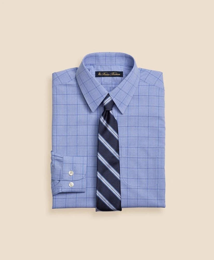 Brooks Brothers Boys Non-Iron Supima® Cotton Broadcloth Plaid Dress Shirt 1